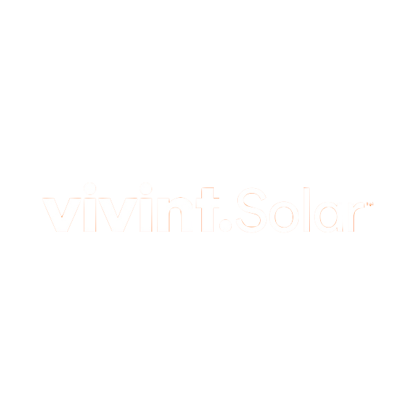Vivint Solar logo in white