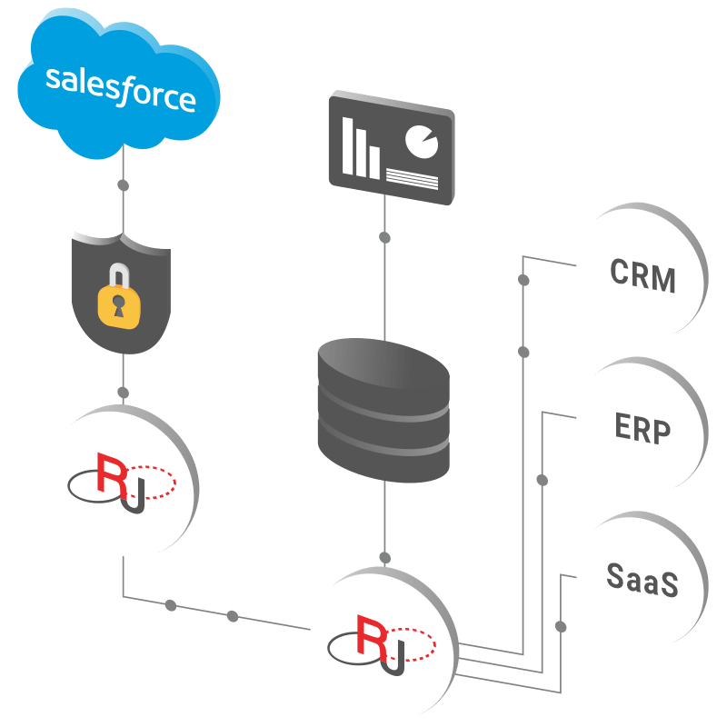 Connect Salesforce to SaaS, ERP, and CRM