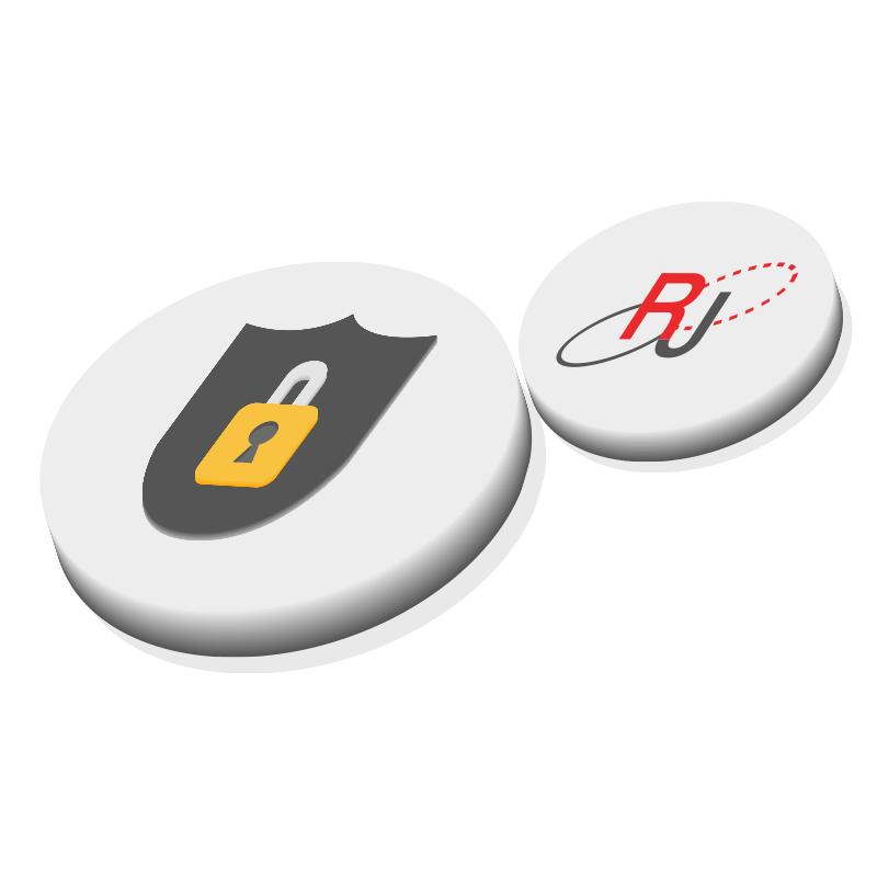 A lock and Relational Junction icon showing data protection for Salesforce