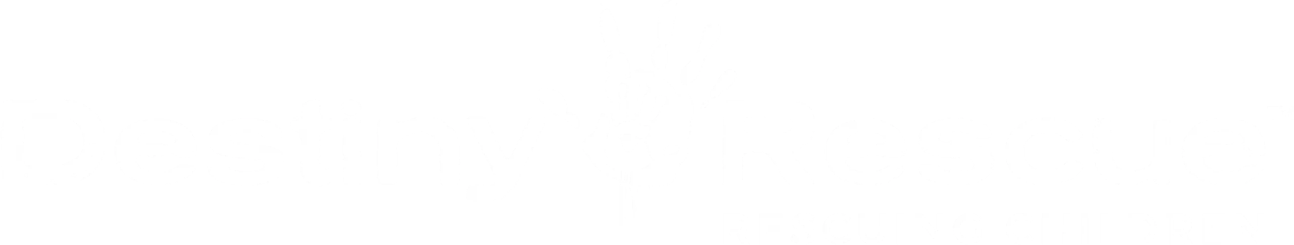 Destiny Rescue Logo white